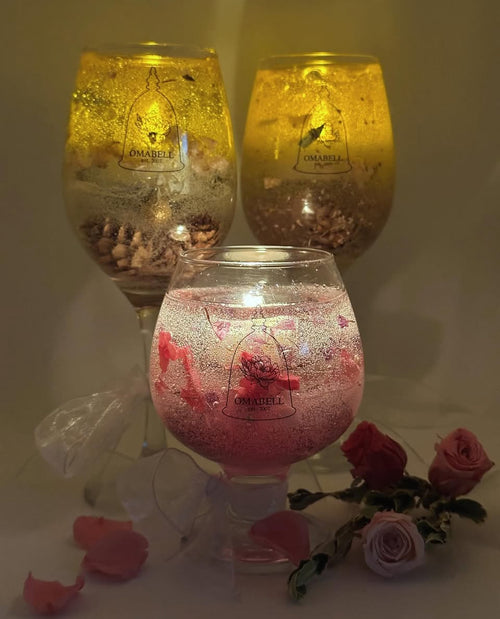 Floral Tealight Candle & Gel Holder Lab Work Shop