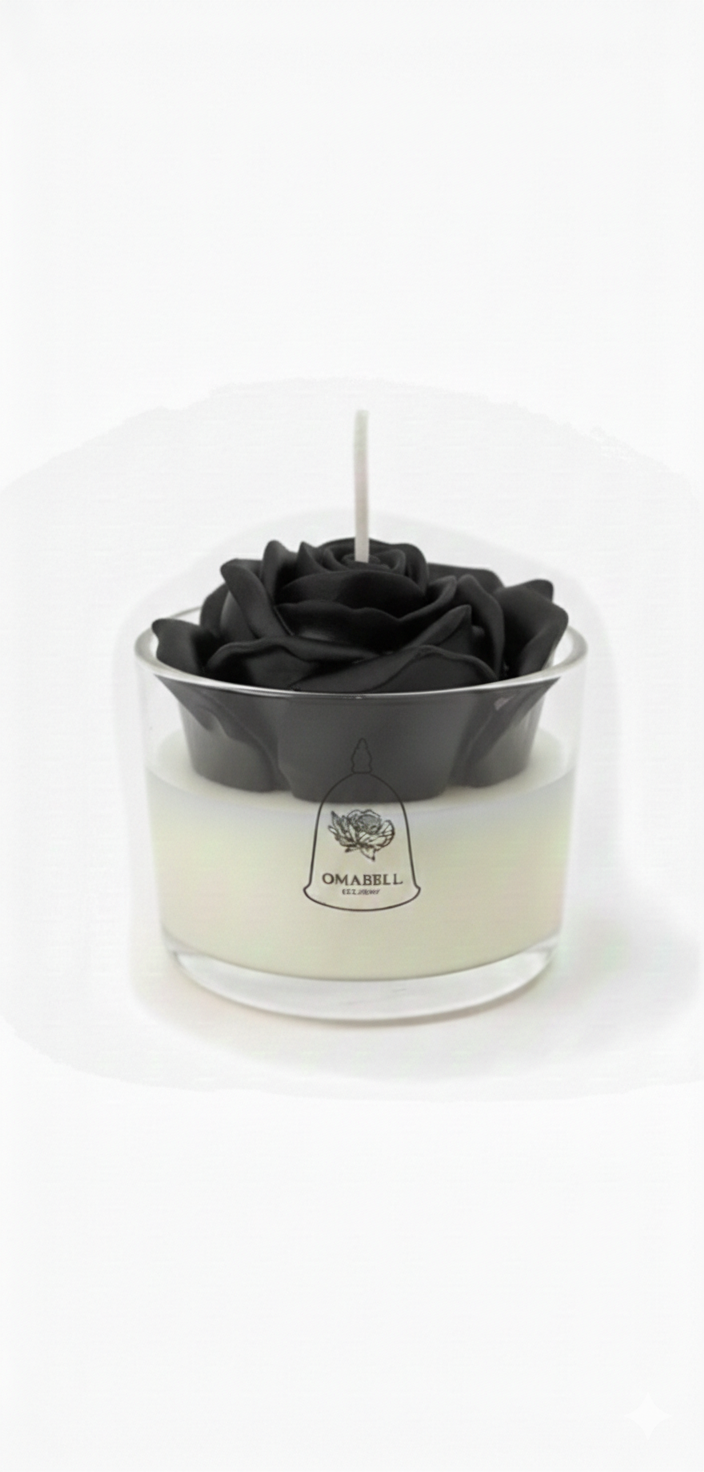 Hyper Realistic Rose Flower Candle (100%beeswax c Soy Blend)