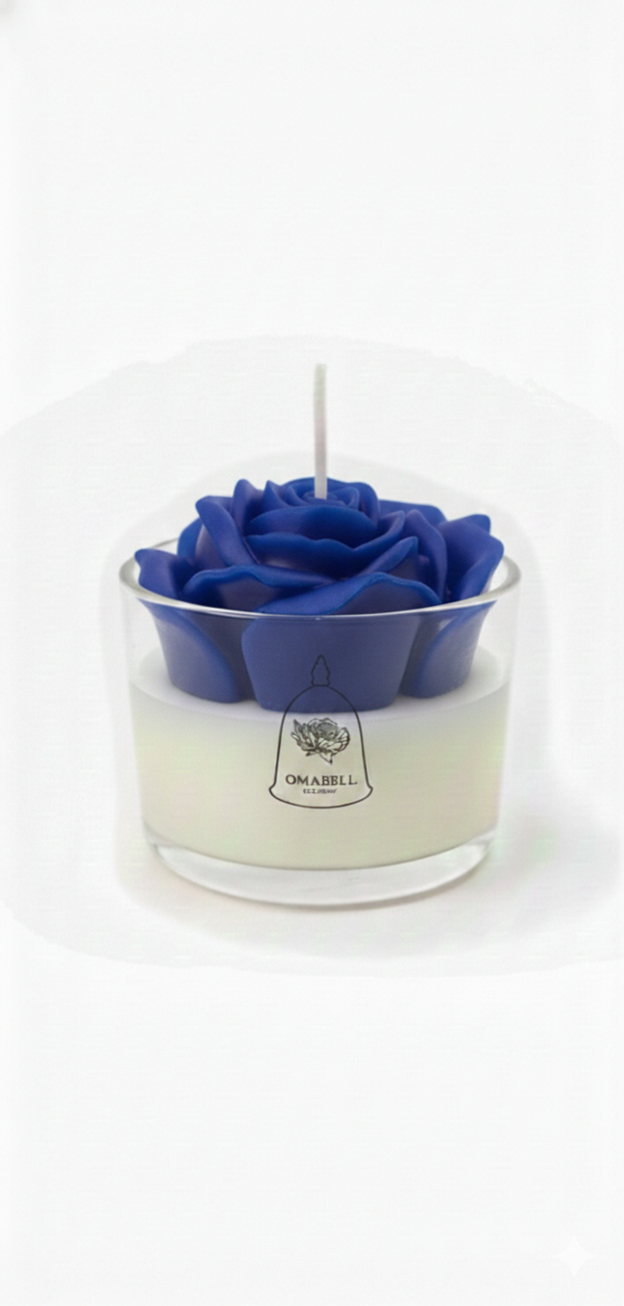 Hyper Realistic Rose Flower Candle (100%beeswax c Soy Blend)