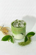 Iced Matcha Latte l Scented Soy X Gel Candle (12 oz)