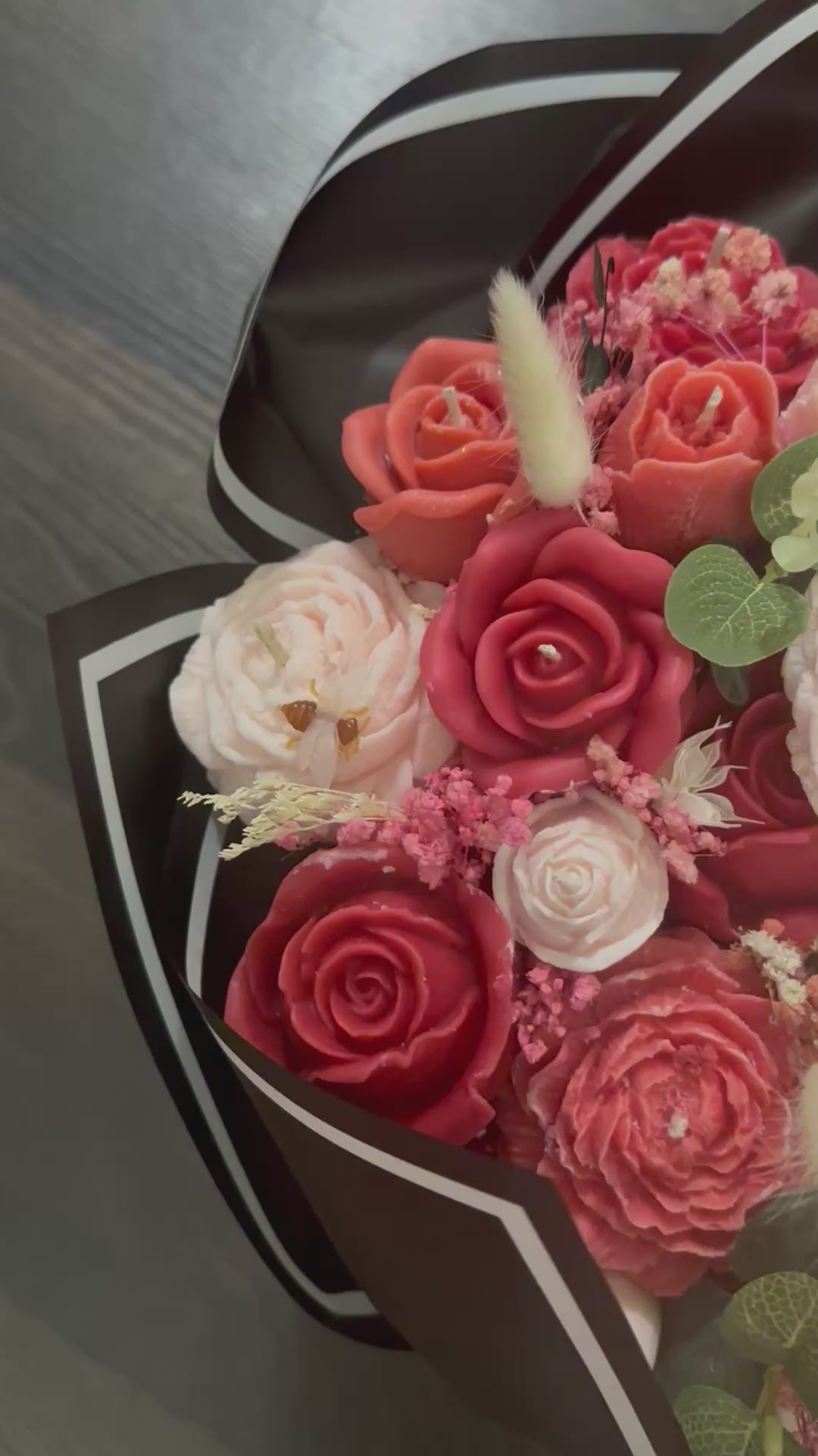 Flower Candle Box [100%Soy Wax, Nontoxic]