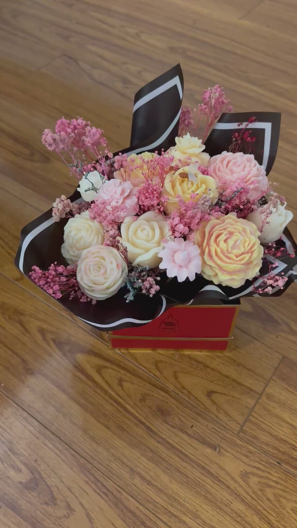 Flower Candle Box [100%Soy Wax, Nontoxic]