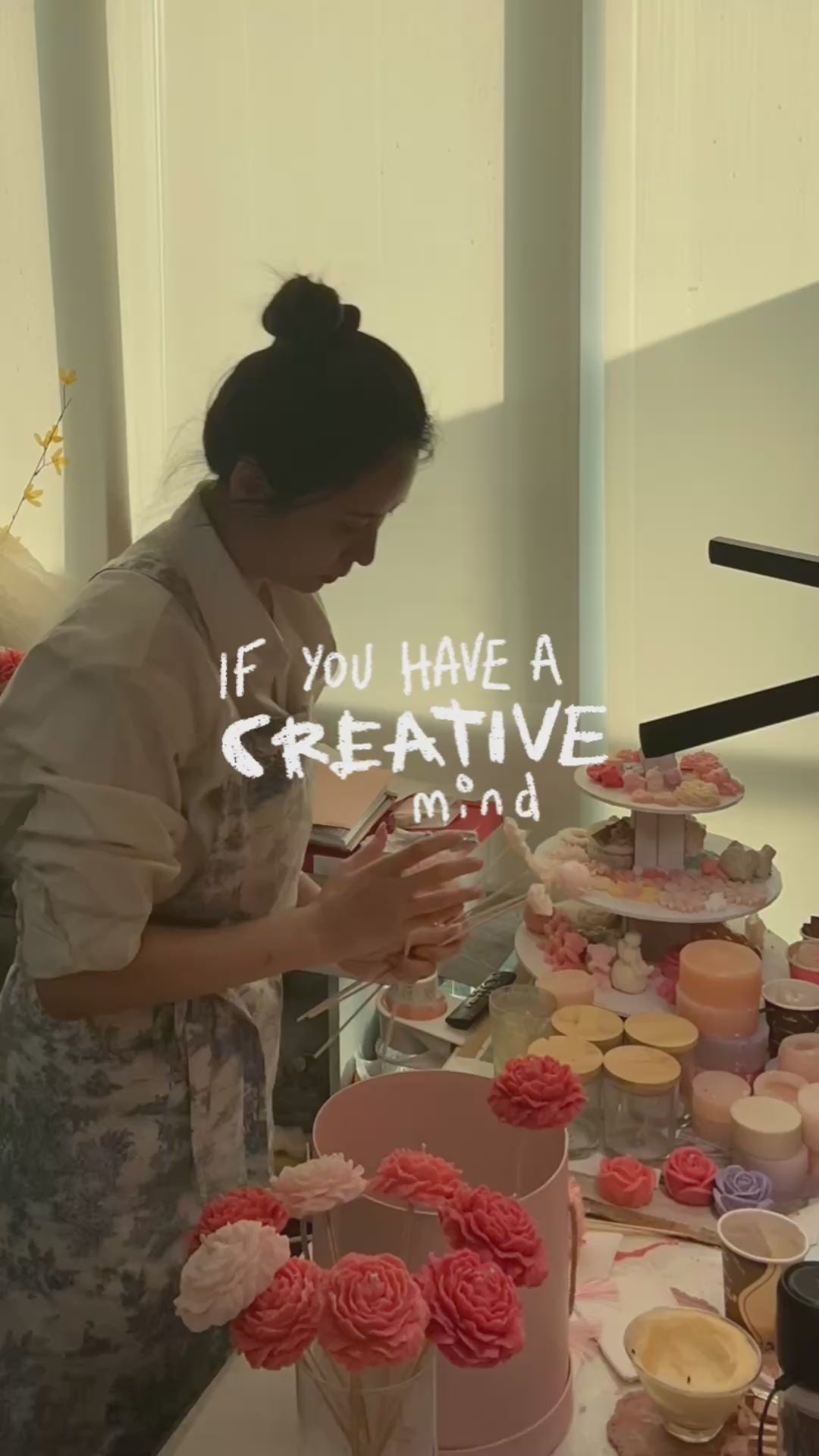 Flower Candle Box [100%Soy Wax, Nontoxic]