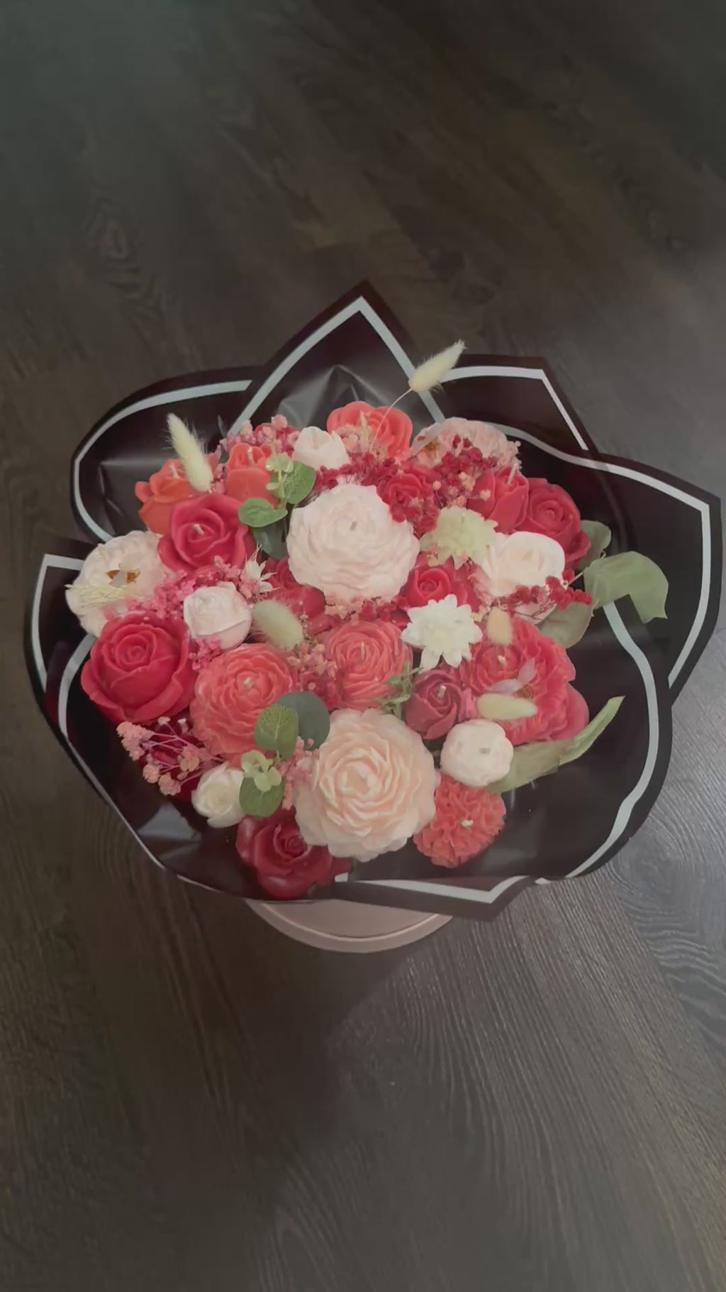 Flower Candle Box [100%Soy Wax, Nontoxic]