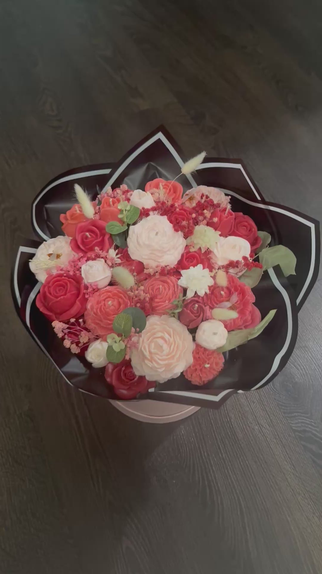 Flower Candle Box [100%Soy Wax, Nontoxic]