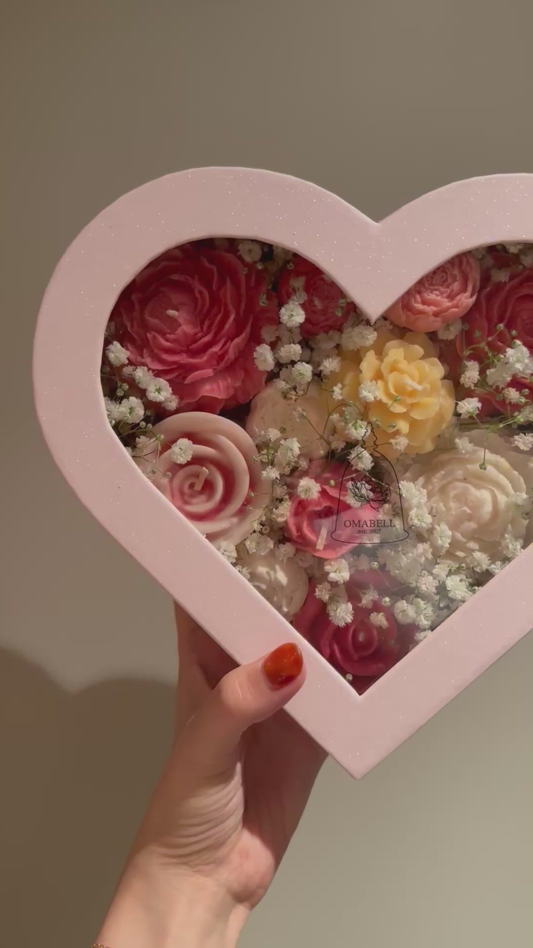 Flower Candle Box [100%Soy Wax, Nontoxic]